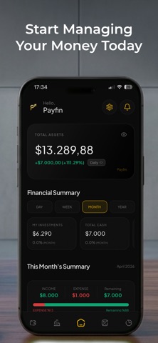 Payfin: Portfolio Tracker Screenshot 1 of 5