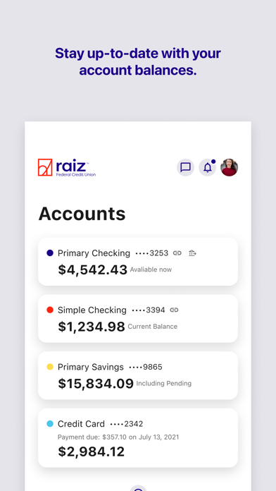 Screenshot #2 pour Raiz - Mobile Banking