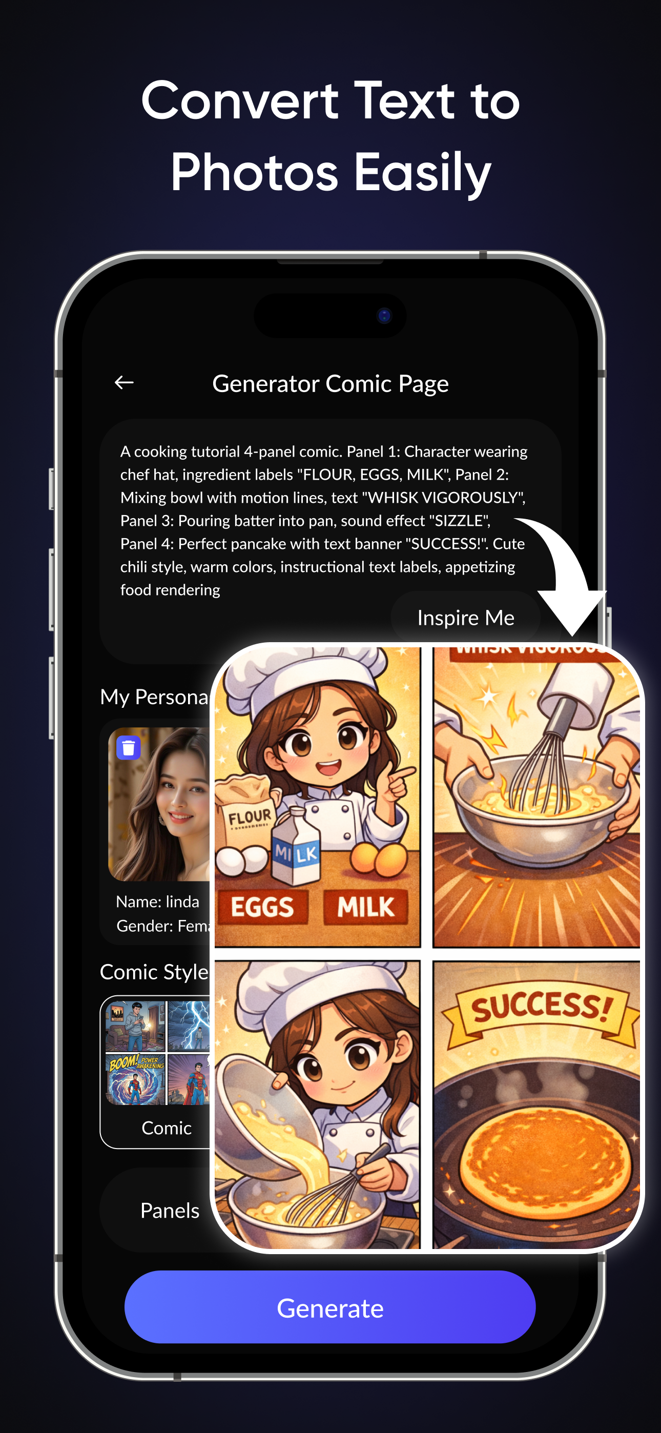 AI Comics Generator + Comic AI