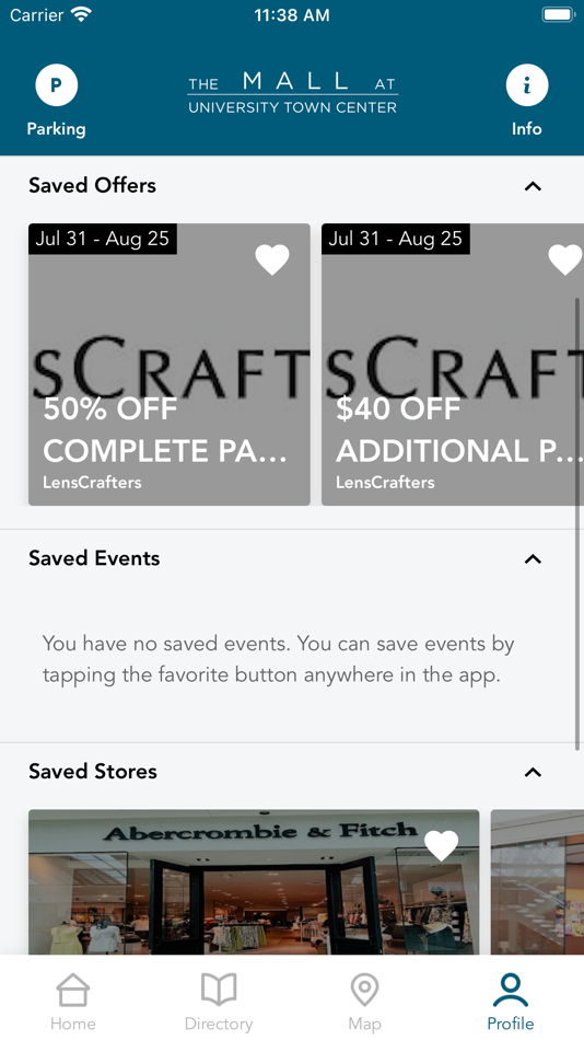 #9. The Mall at UTC (iOS) Podle: Taubman