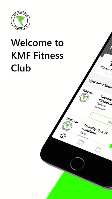 KMF Fitness Club iPhone screenshot 1 - Health & Fitness app