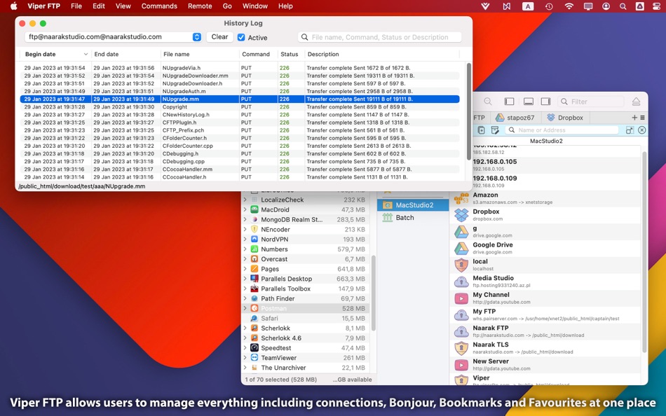 #4. Viper FTP (macOS) 由: Grzegorz Staszczyk