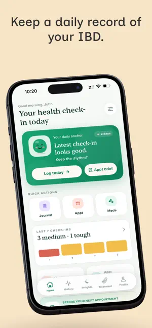 Amici - Crohn & UC Tracker screenshot 1