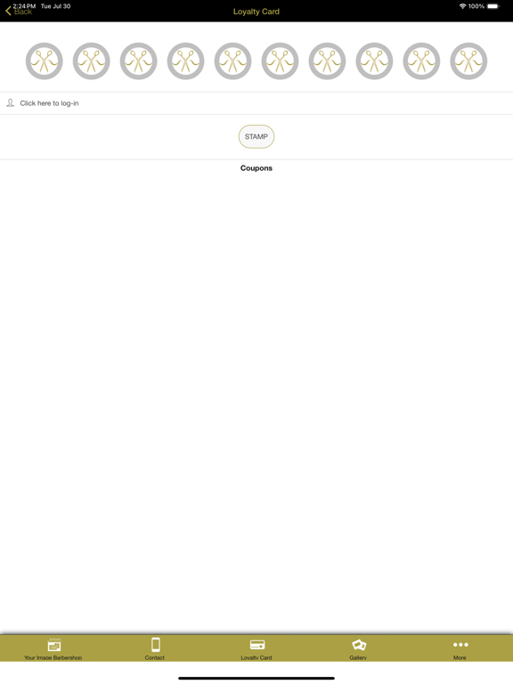 Your Image Barbershop iPad screenshot 2 - Business app