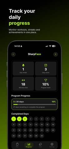SharpFace: Jawline & Face Yoga Screenshot 4 of 7