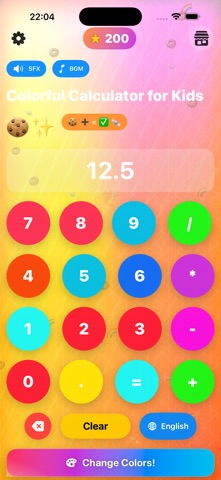 Fun Math: Color Calculator screenshot