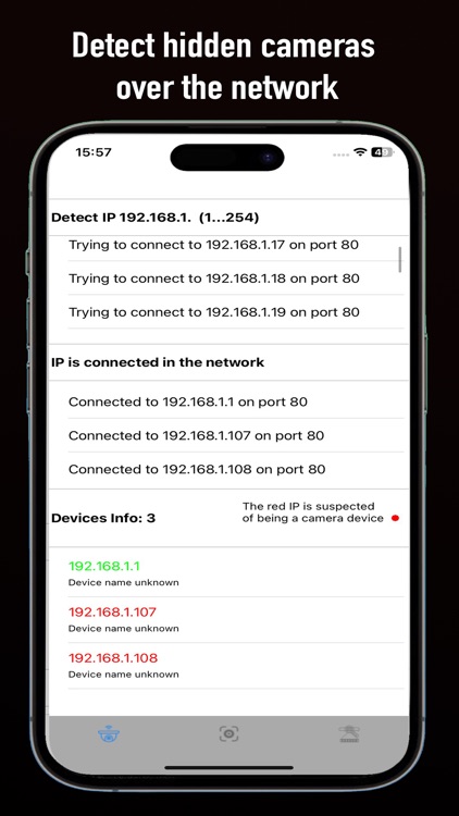 Hidden Camera Detector,Scan IP