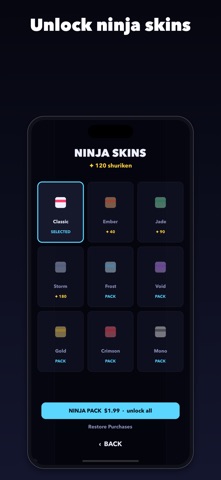 Jumpin Ninja! app screenshot 3