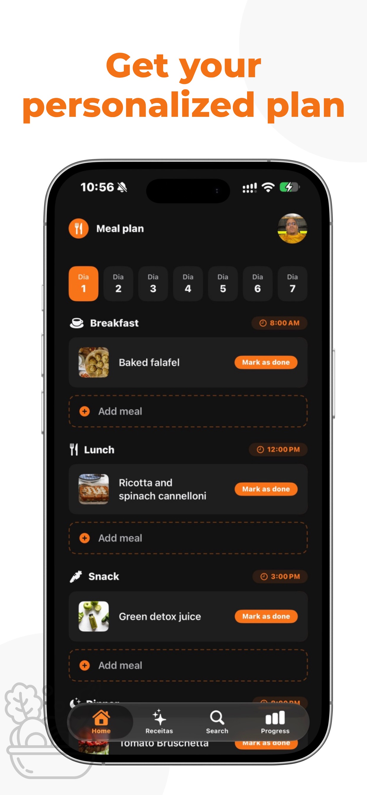 Screenshot 2 of Nureci: AI Meal Planner