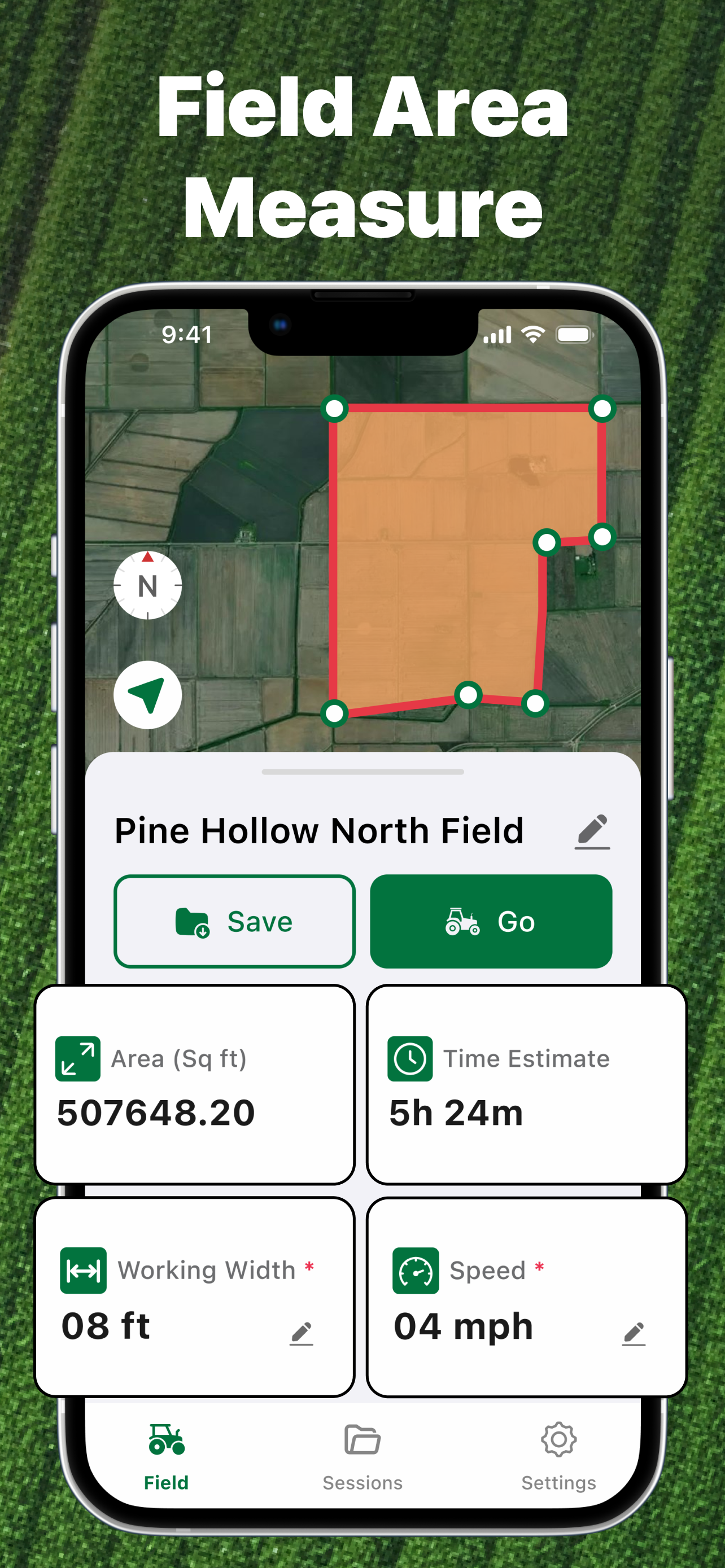 Tractor GPS, Field Guidance screenshot 3