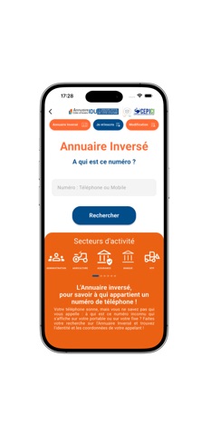 Annuaire IDU iPhone screenshot