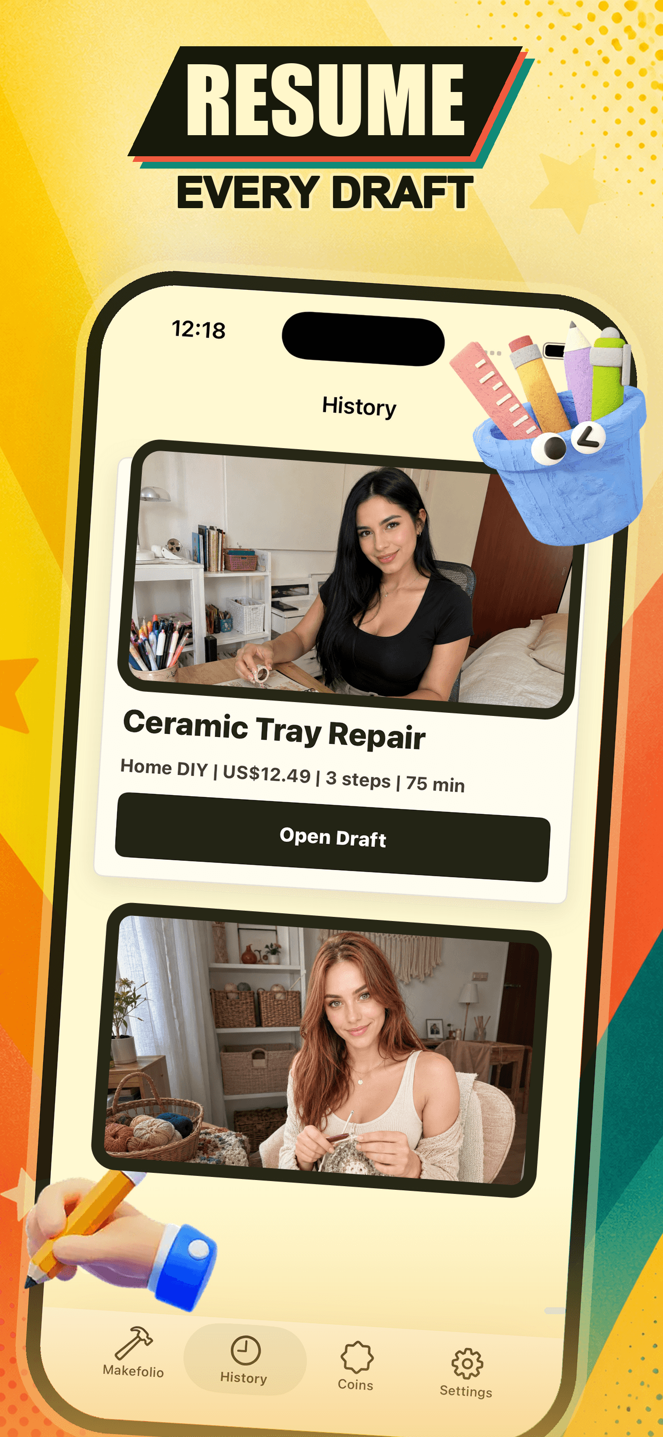 Makefolio screenshot 2