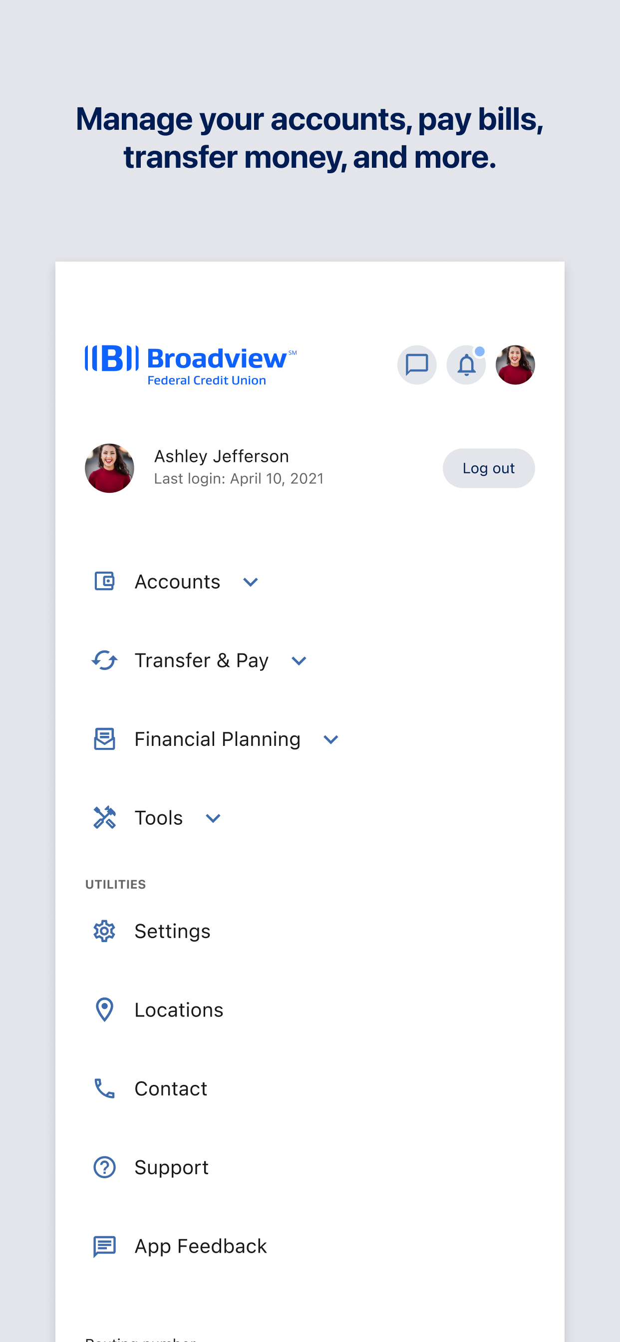 Broadview FCU Mobile App