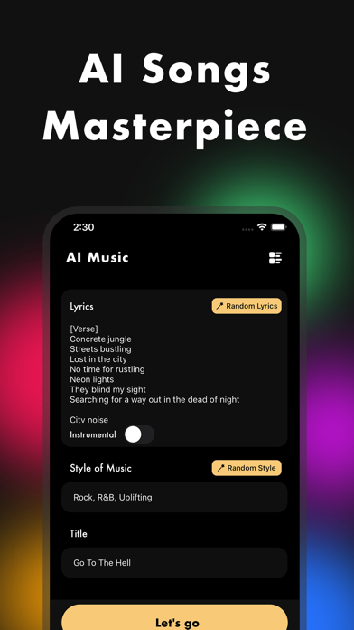 Sunno AI:Song Generator Screenshot