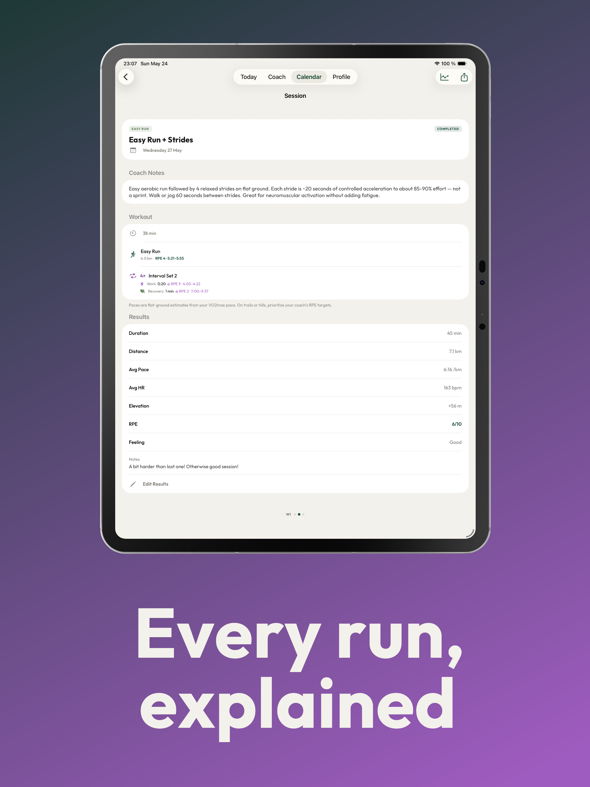 RunCadence app