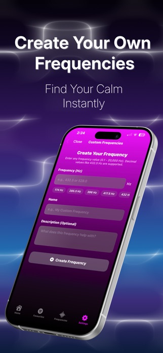 HZ Frequency Generator App Screenshot 3 of 5