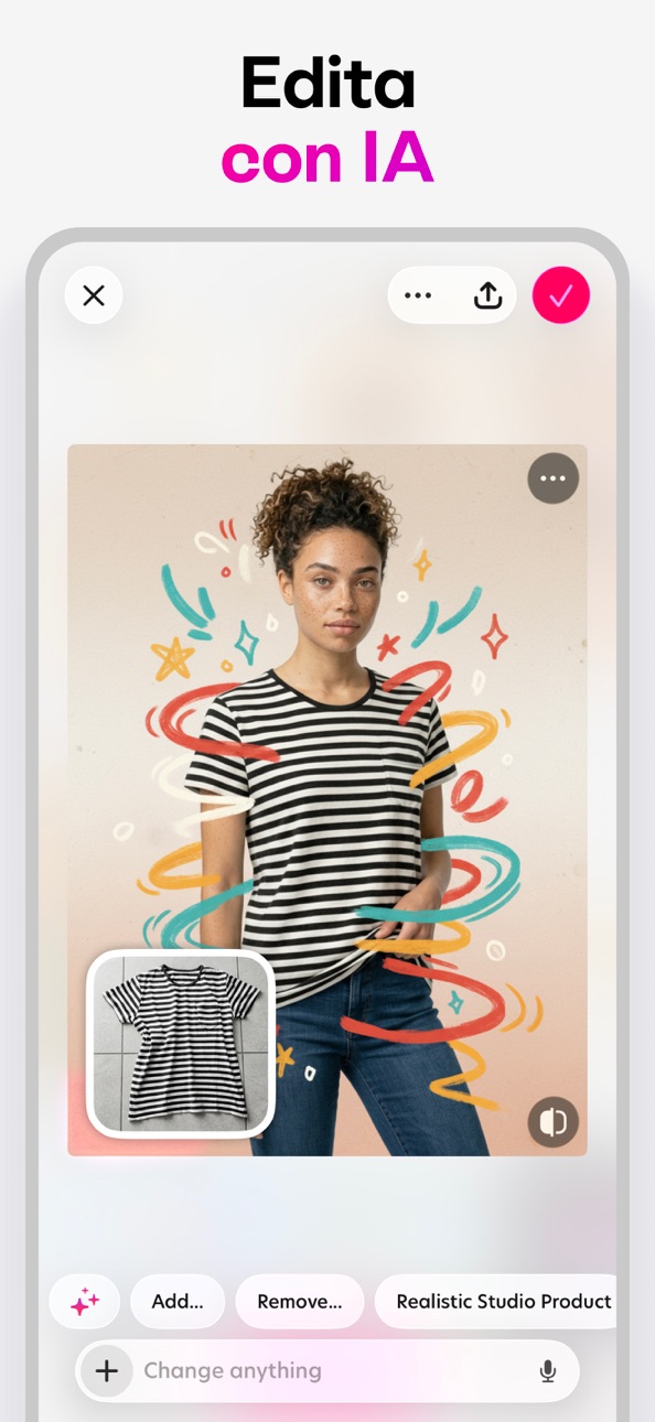 Bazaart AI Photo Editor Design iOS Mod IPA screenshot 3 - iOS app interface