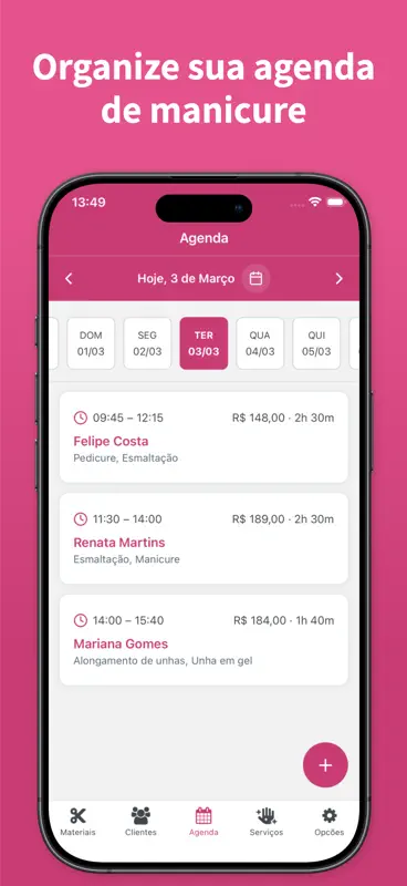 AppNail: Agenda para Manicure screenshot 1 of 7