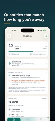 Packwell: Travel Packing List screenshot 3