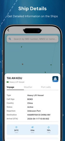 Vessel Finder - Ship Position iPhone screenshot