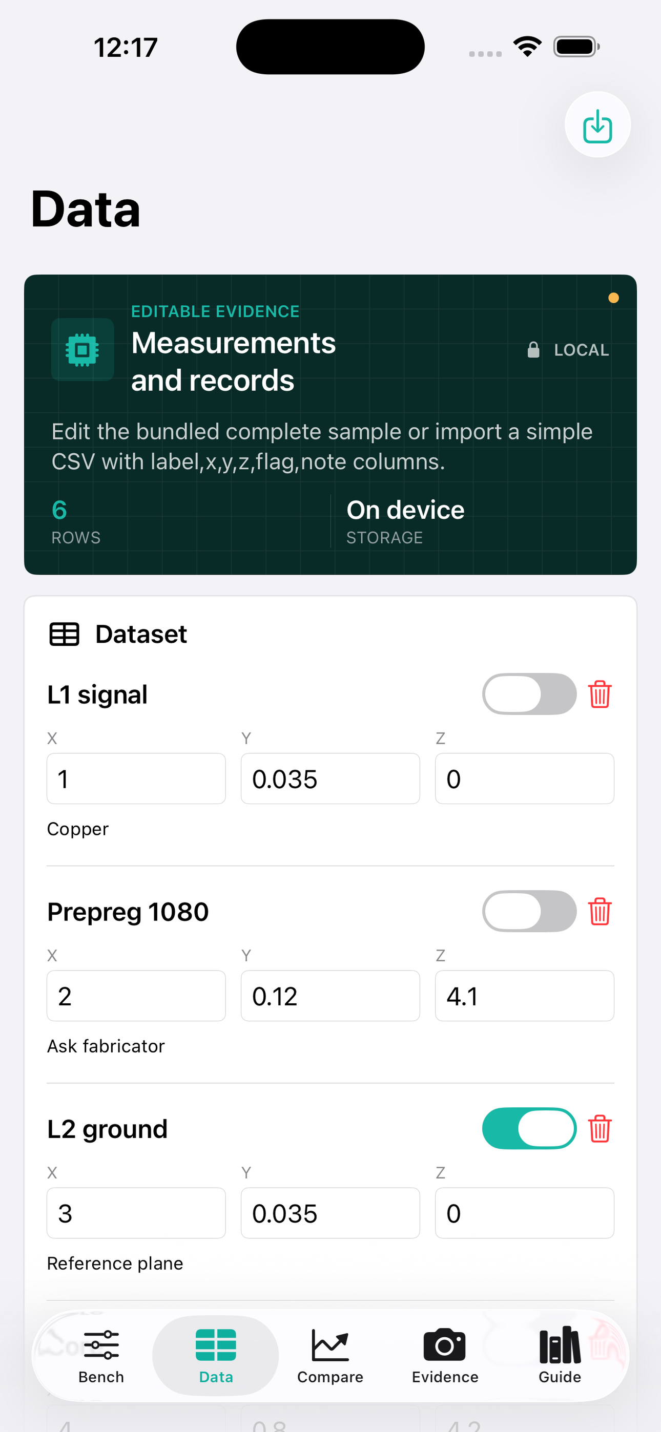 Layerohm: PCB Stackup screenshot 2 of 4
