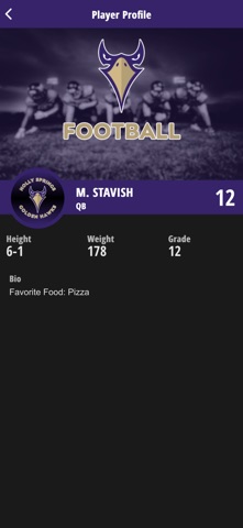Holly Springs Golden Hawks iPhone screenshot