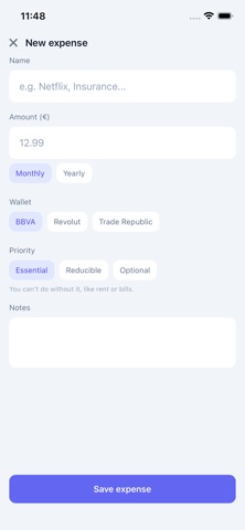 Fixo - Fixed Expenses Tracker Screenshot 7 of 9