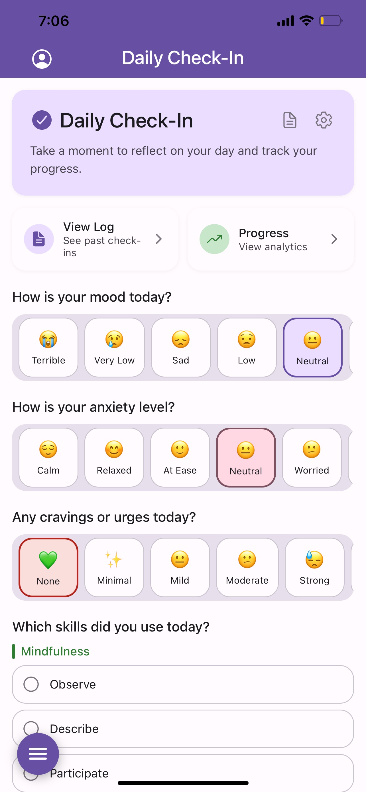 DBT Recovery Coach screenshot 4