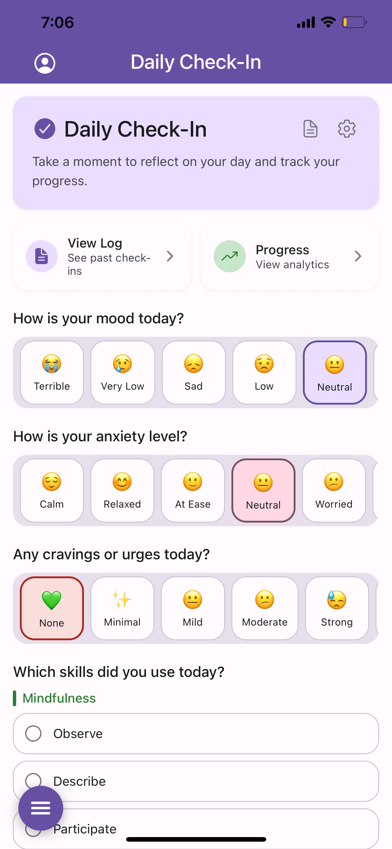 DBT Recovery Coach screenshot 4