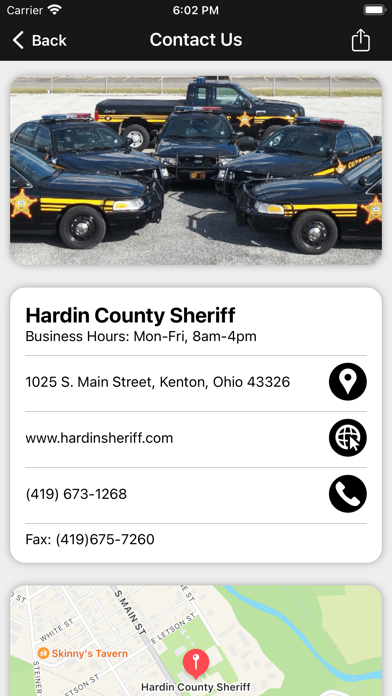 Hardin County Sheriff Ohio Screenshot