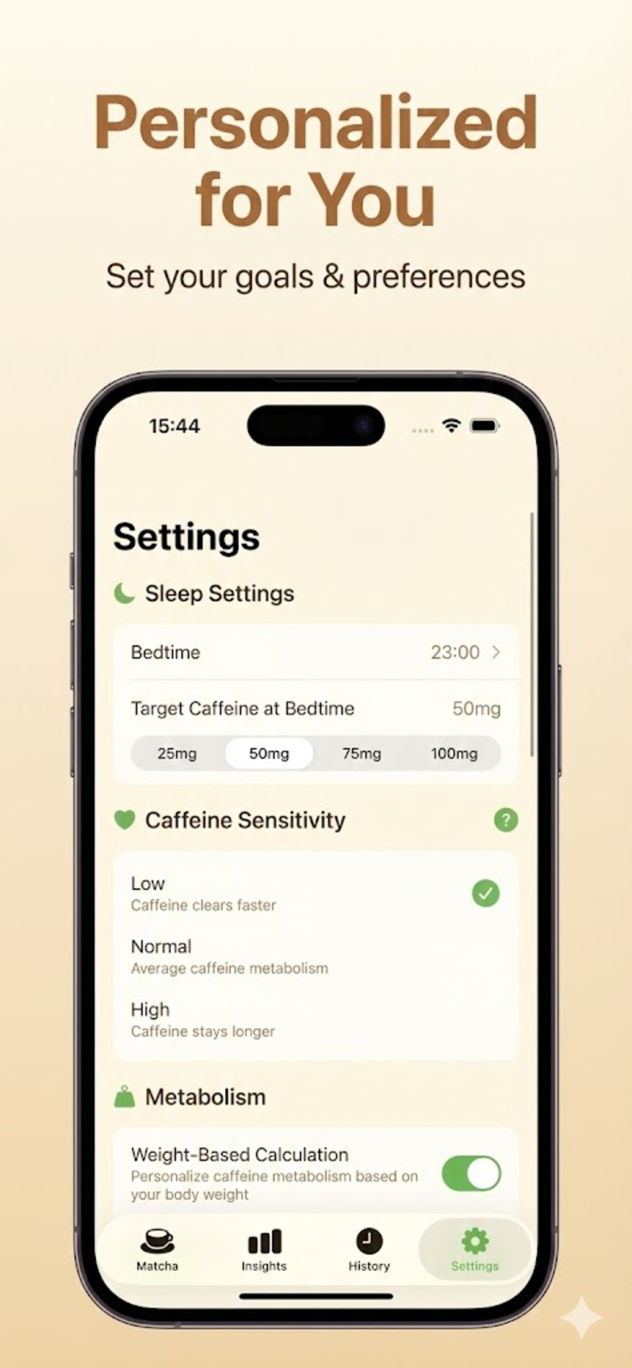 Matcha: Caffeine & Sleep