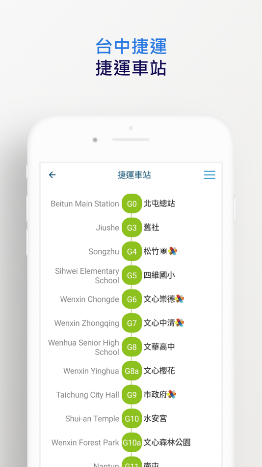 #5. 台中捷運 - Taichung MRT (iOS) 由: 台中捷運股份有限公司