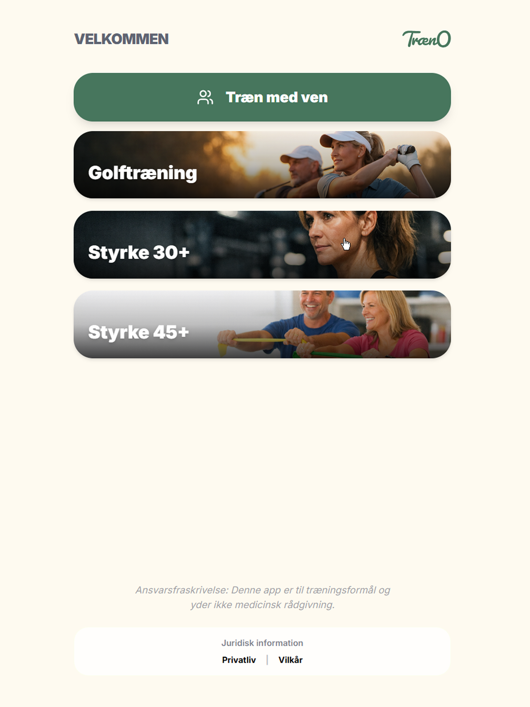 TrænO screenshot 2