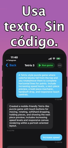 Game Builder AI iPhone screenshot 2