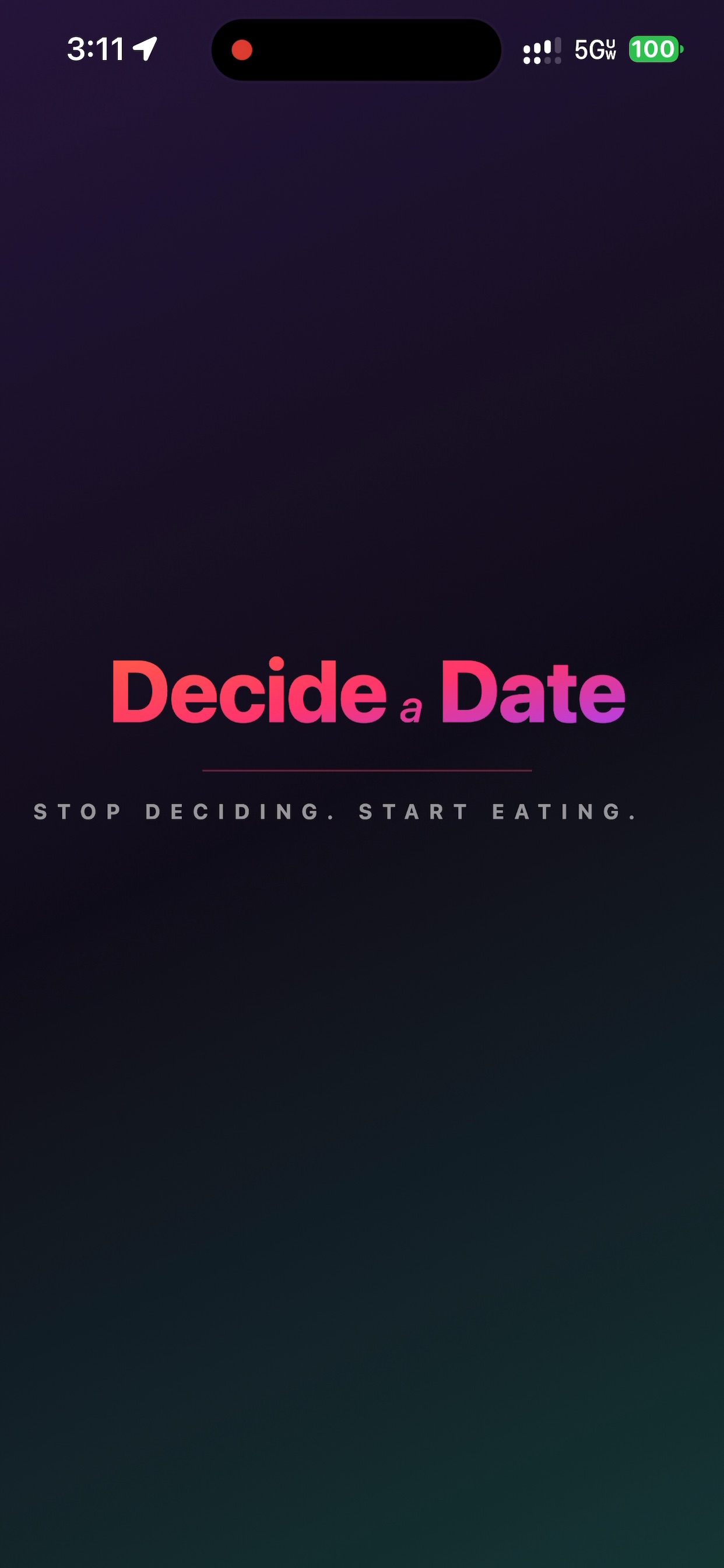 Screenshot 1 of Decide A Date