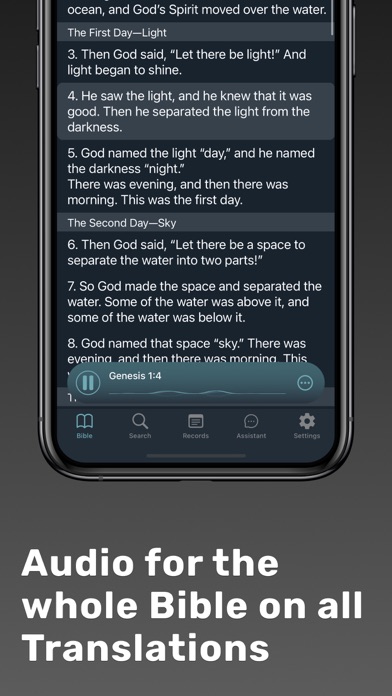 Educational Bible with comment Screenshot