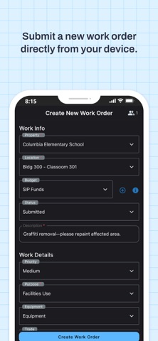 Facilitron Works iPhone screenshot