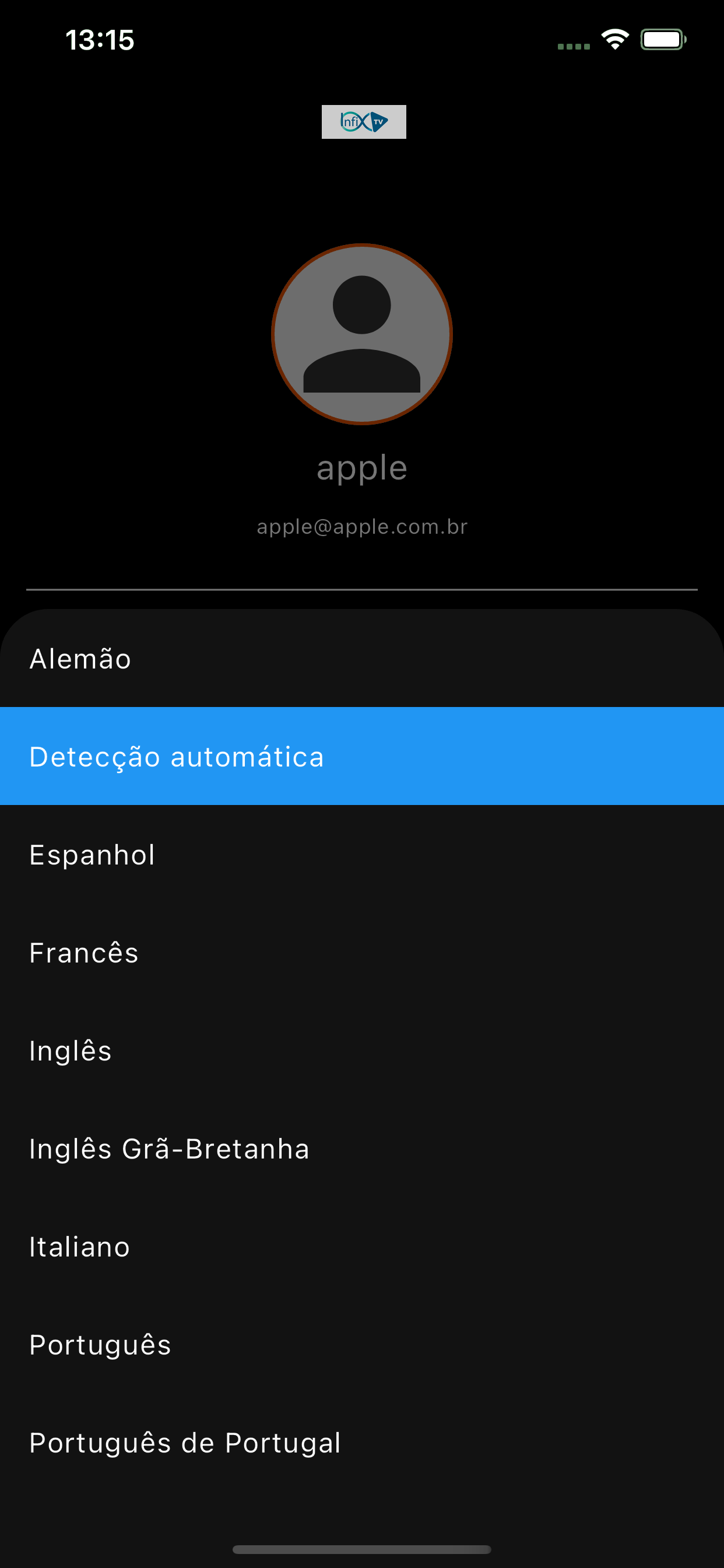 Infix TV screenshot 2