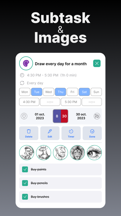 Daily Schedule Planner: Tasks Screenshot