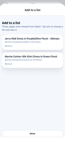 My Bookmarks Bar iPhone screenshot