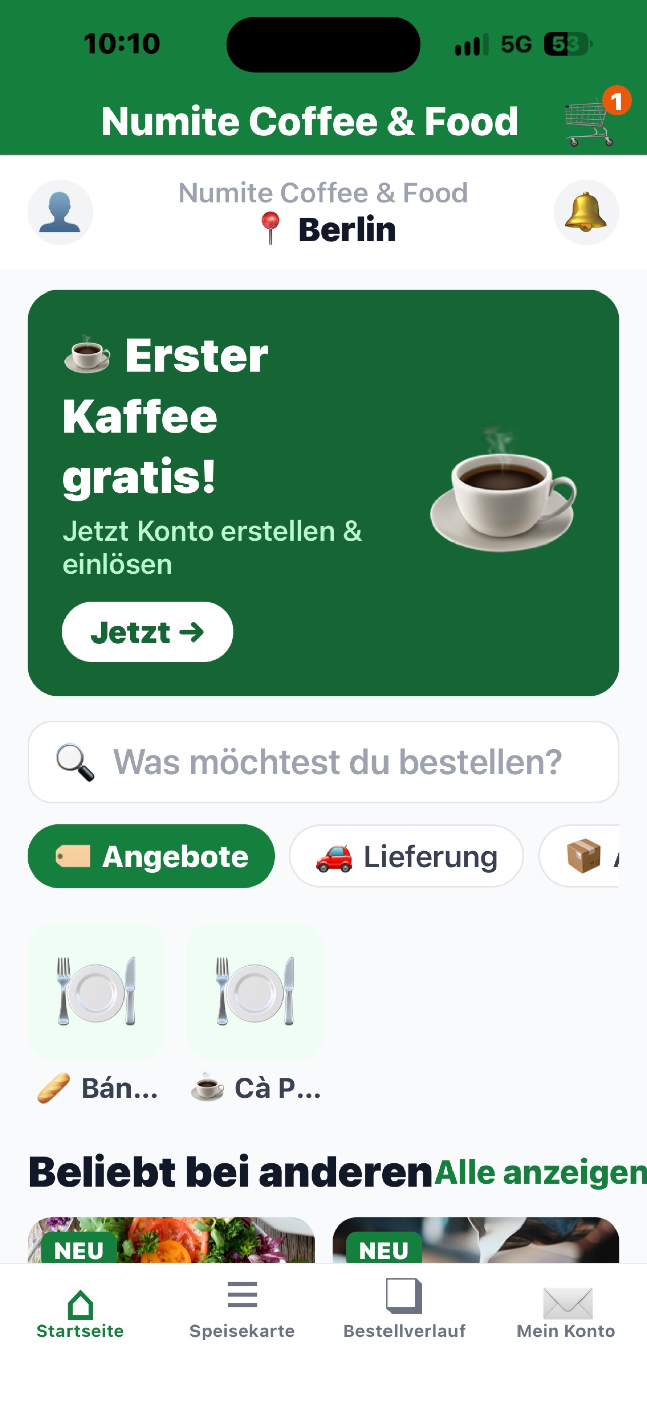 Screenshot 2 of Numite - Bánh Mì & Coffee
