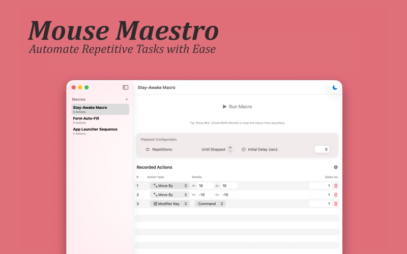 Mouse Maestro screenshot