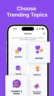 parlor: the social talking app iphone screenshot 3