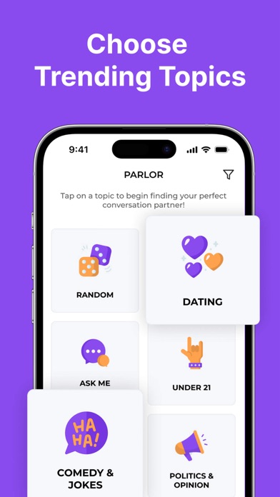 Parlor: The Social Talking Appのおすすめ画像3