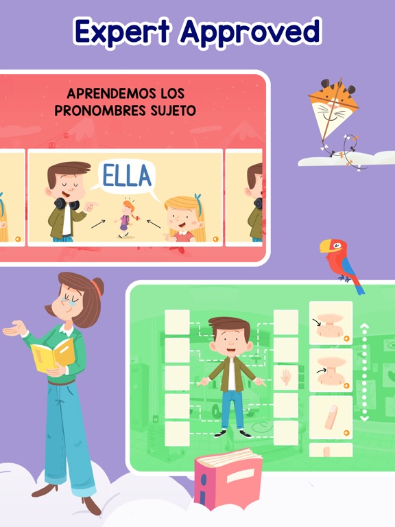 LANGUAKIDS: Spanish for kids iPad screenshot 4 - Education app