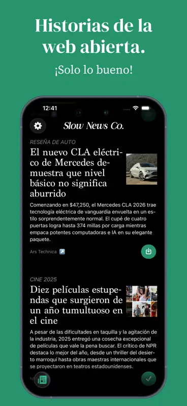 Slow News Co: Noticias, Temas screenshot 2 of 5