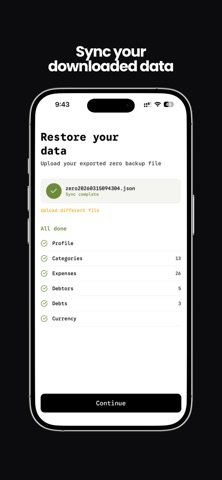 zero: offline expense tracker Screenshot 3 of 8