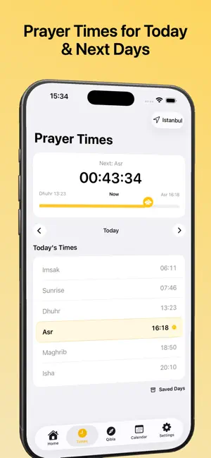 Niyet: Prayer Times & Qibla screenshot 4