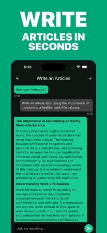AI Chatbot - Simple Assistant Screenshot 1 of 5
