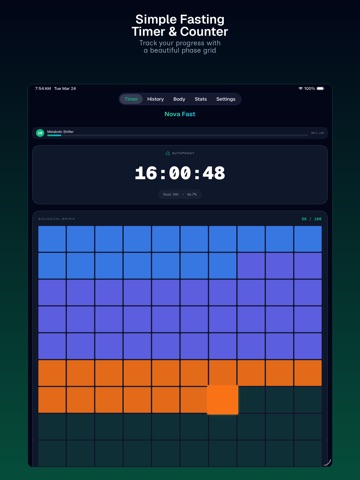 Fasting Timer: Nova Fast iPad screenshot